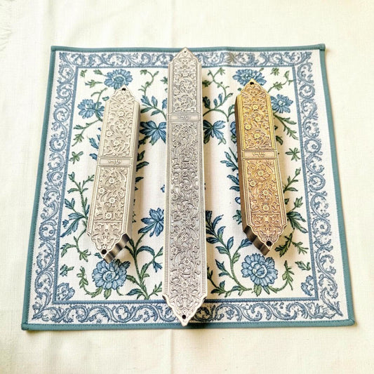 Moroccan Brass Mezuzah Case