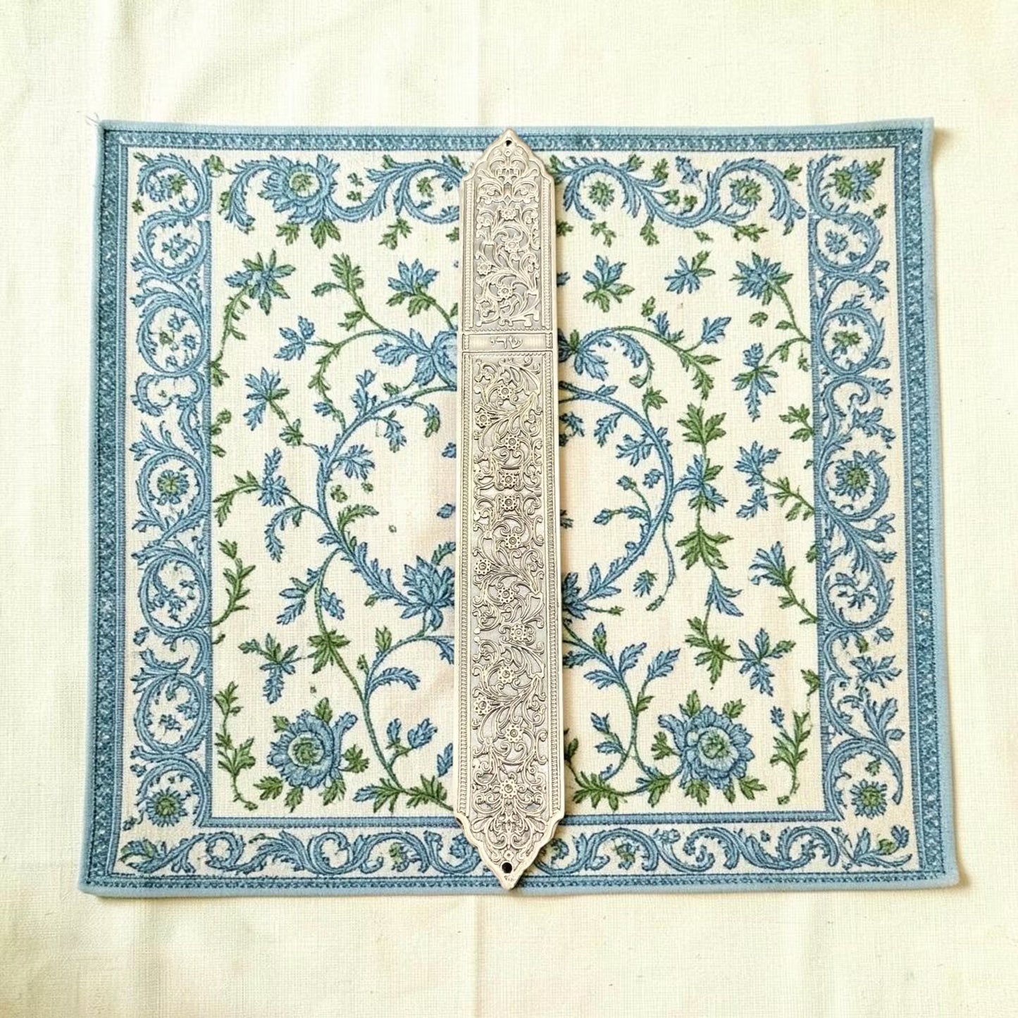 Moroccan Brass Mezuzah Case