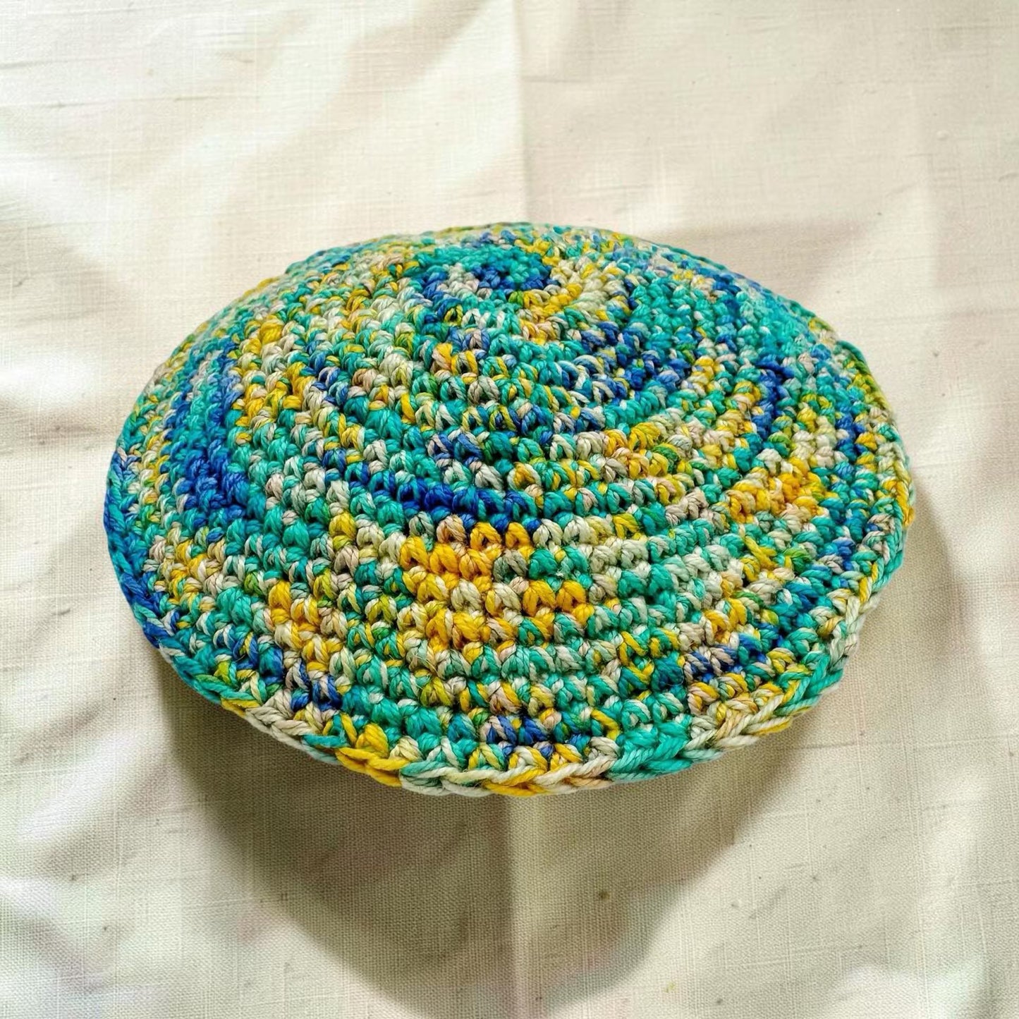 Handmade Colorful Cotton Kippah