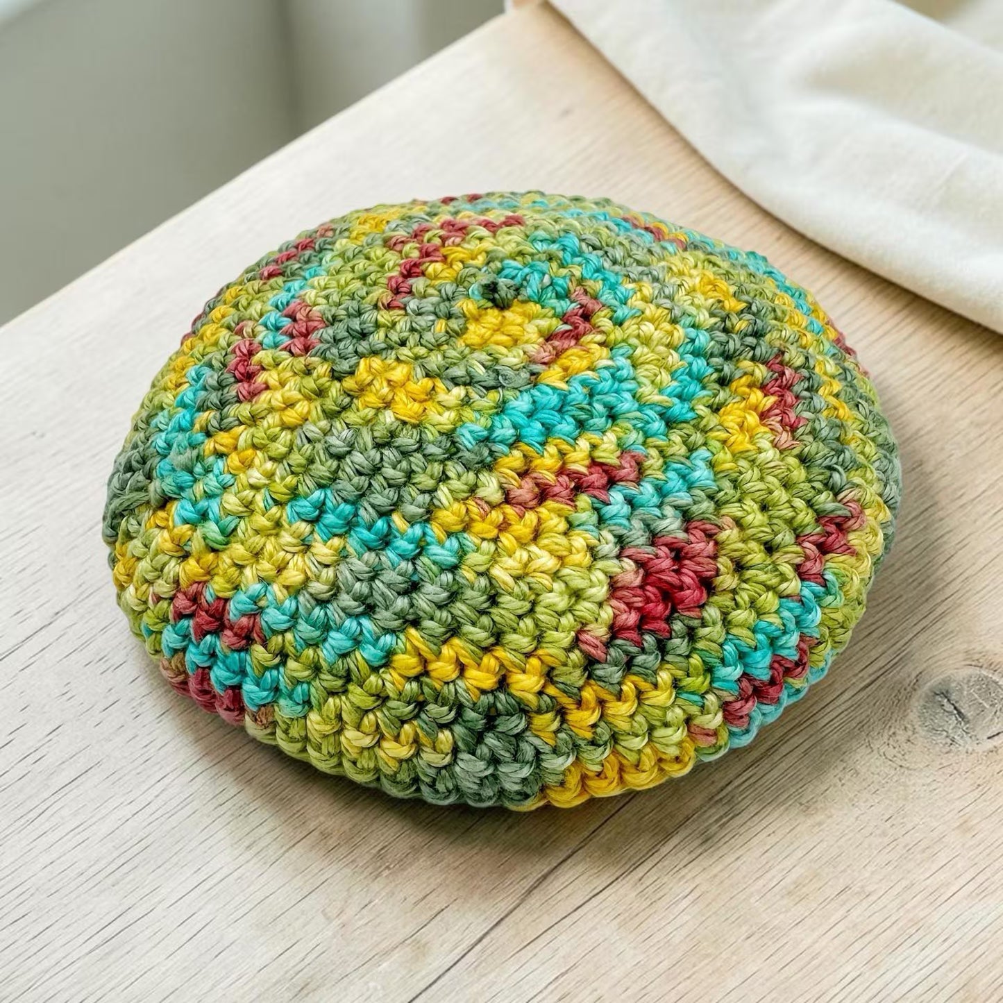 Handmade Colorful Cotton Kippah