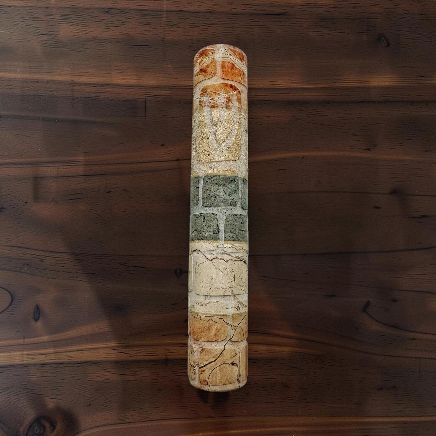 Jerusalem Stone Western Wall Mezuzah Case