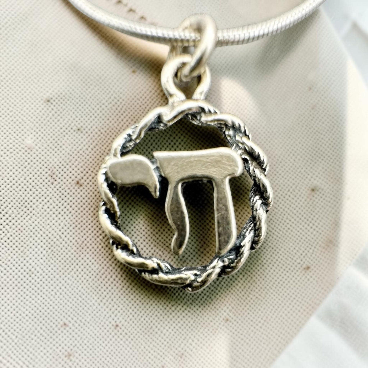 Collier Chai en argent sterling