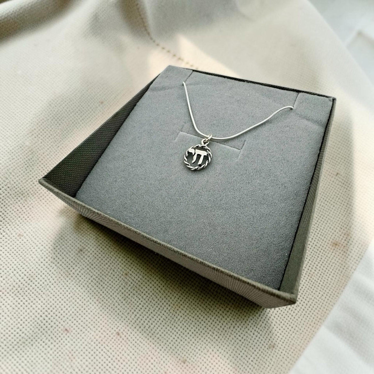 Collier Chai en argent sterling