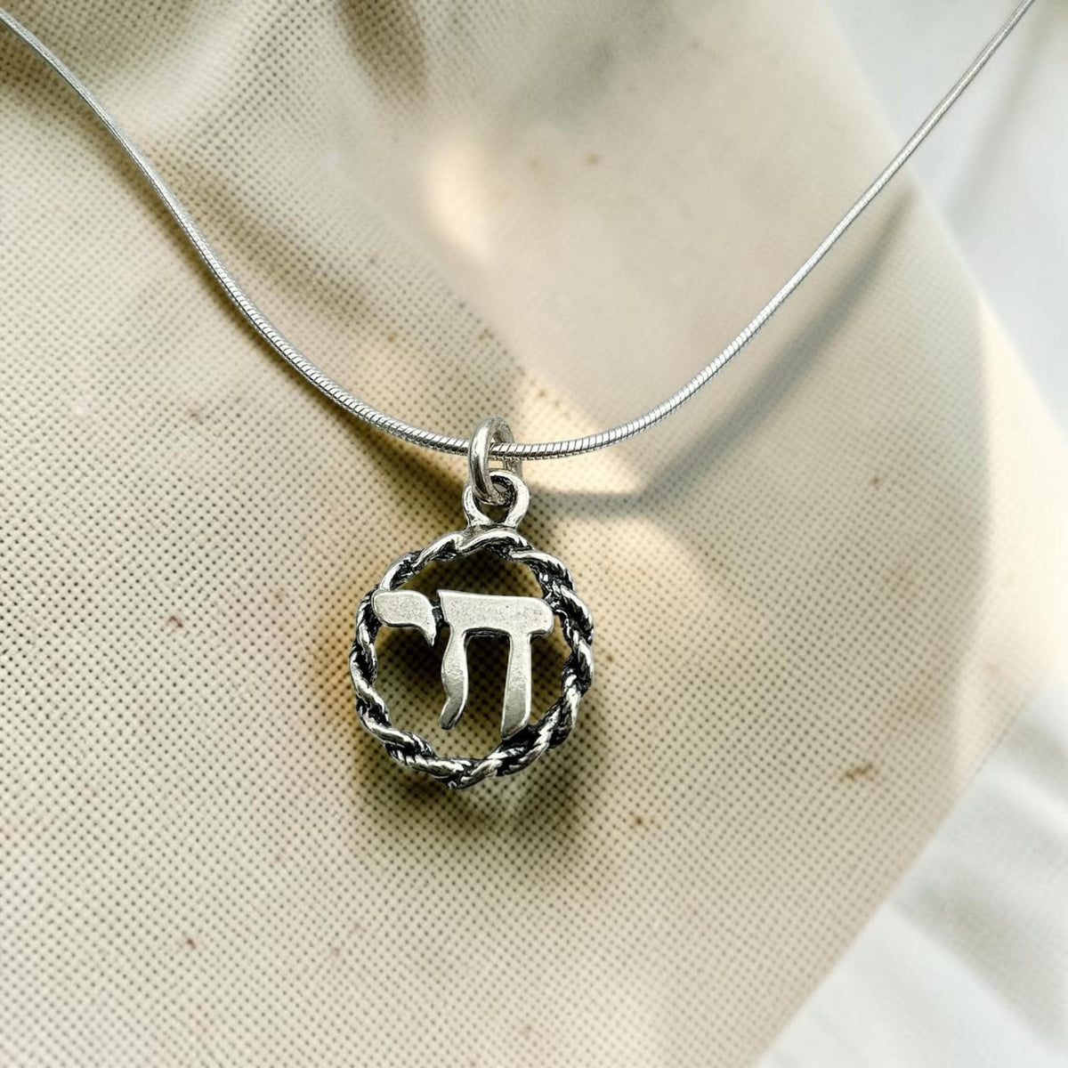 Collier Chai en argent sterling
