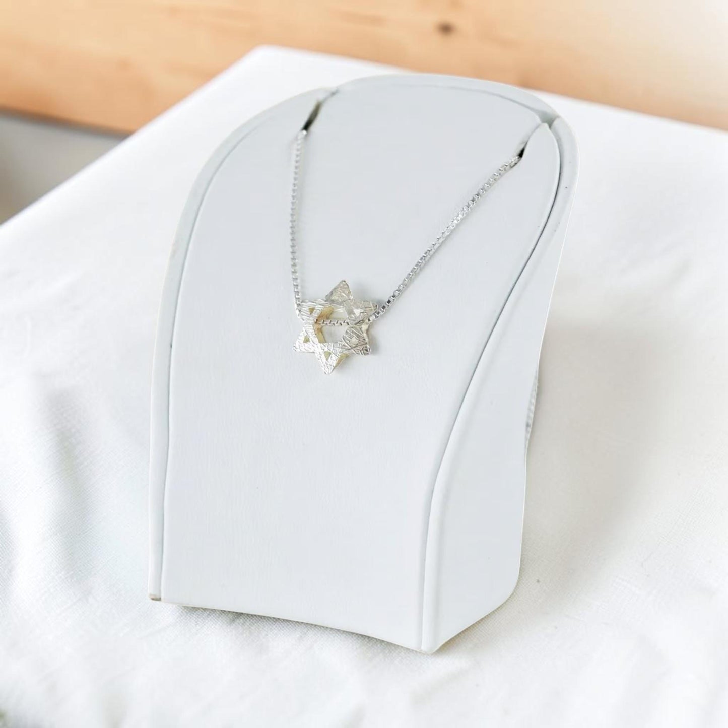 Sterling Silver Star of David Necklace