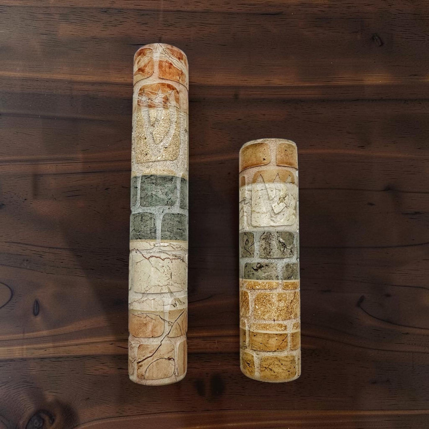Jerusalem Stone Western Wall Mezuzah Case
