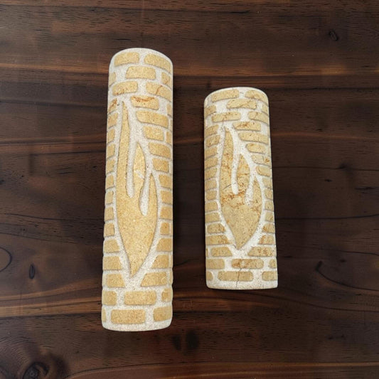 מזוזת אש שן אבן ירושלמית
