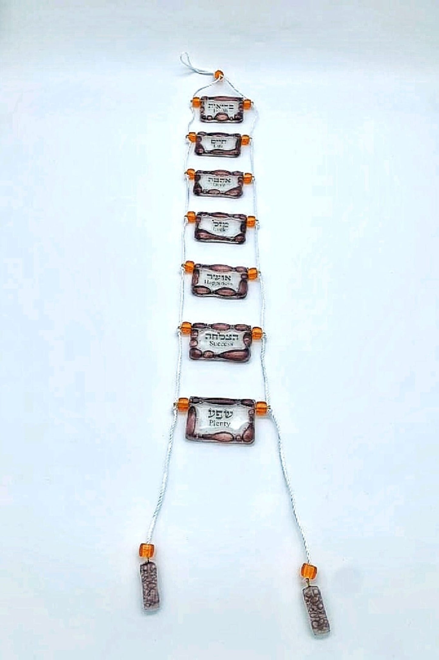Bubble Glass Mobile with 7 Blessings