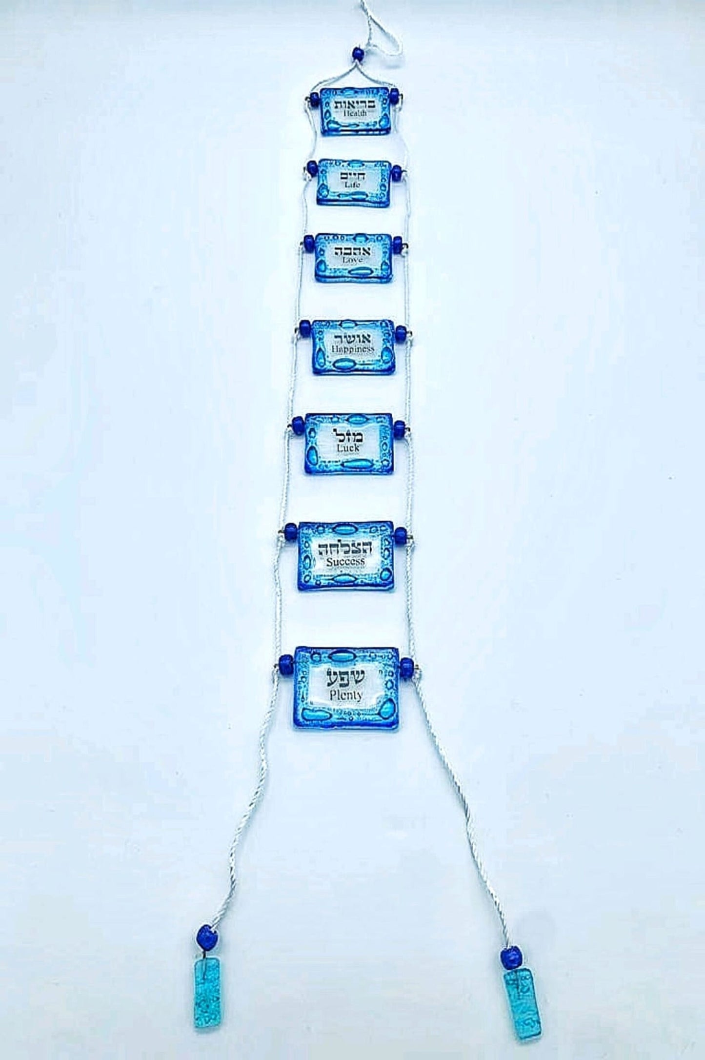 Bubble Glass Mobile with 7 Blessings