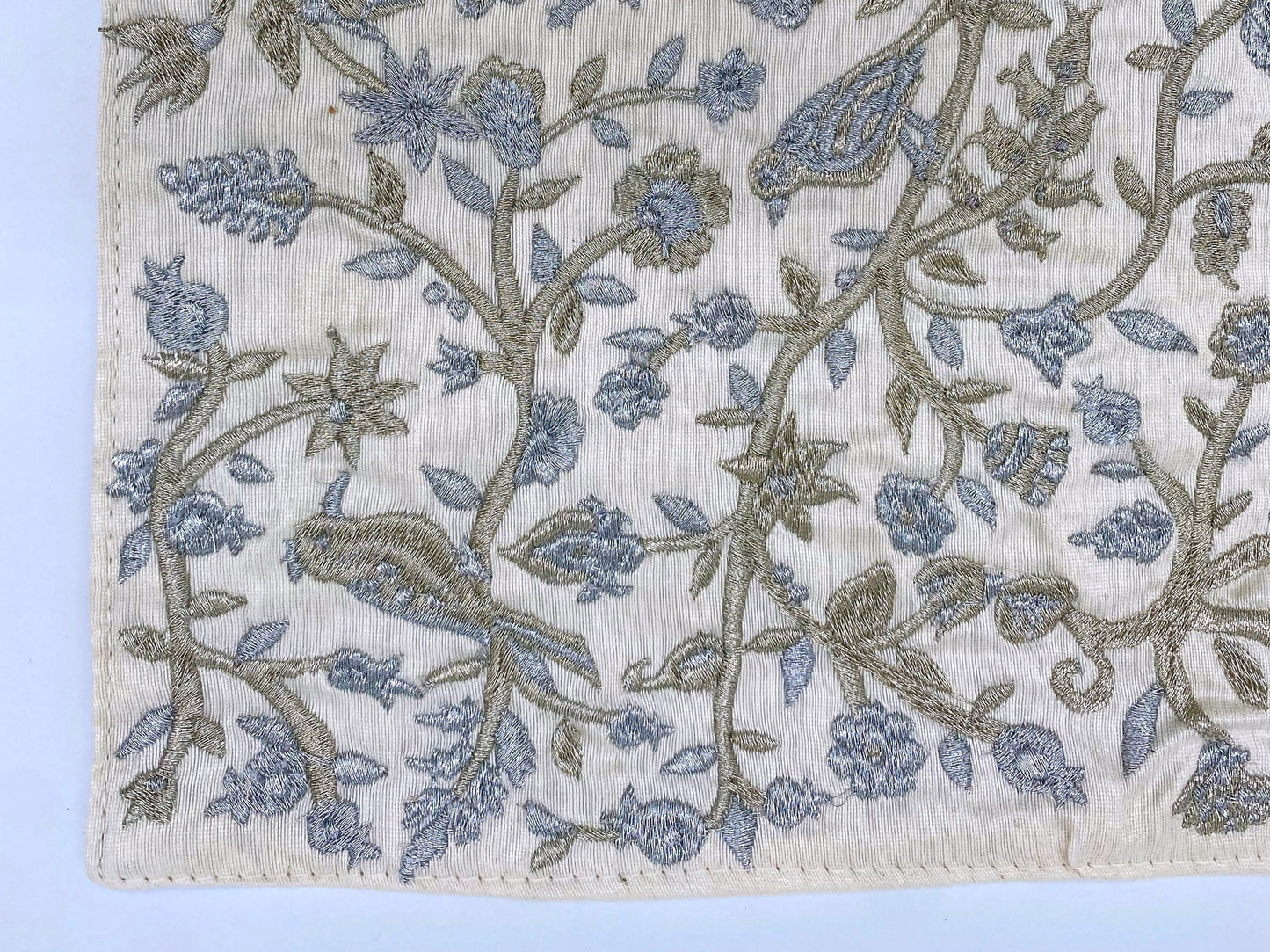 challah cover birds and flowers design