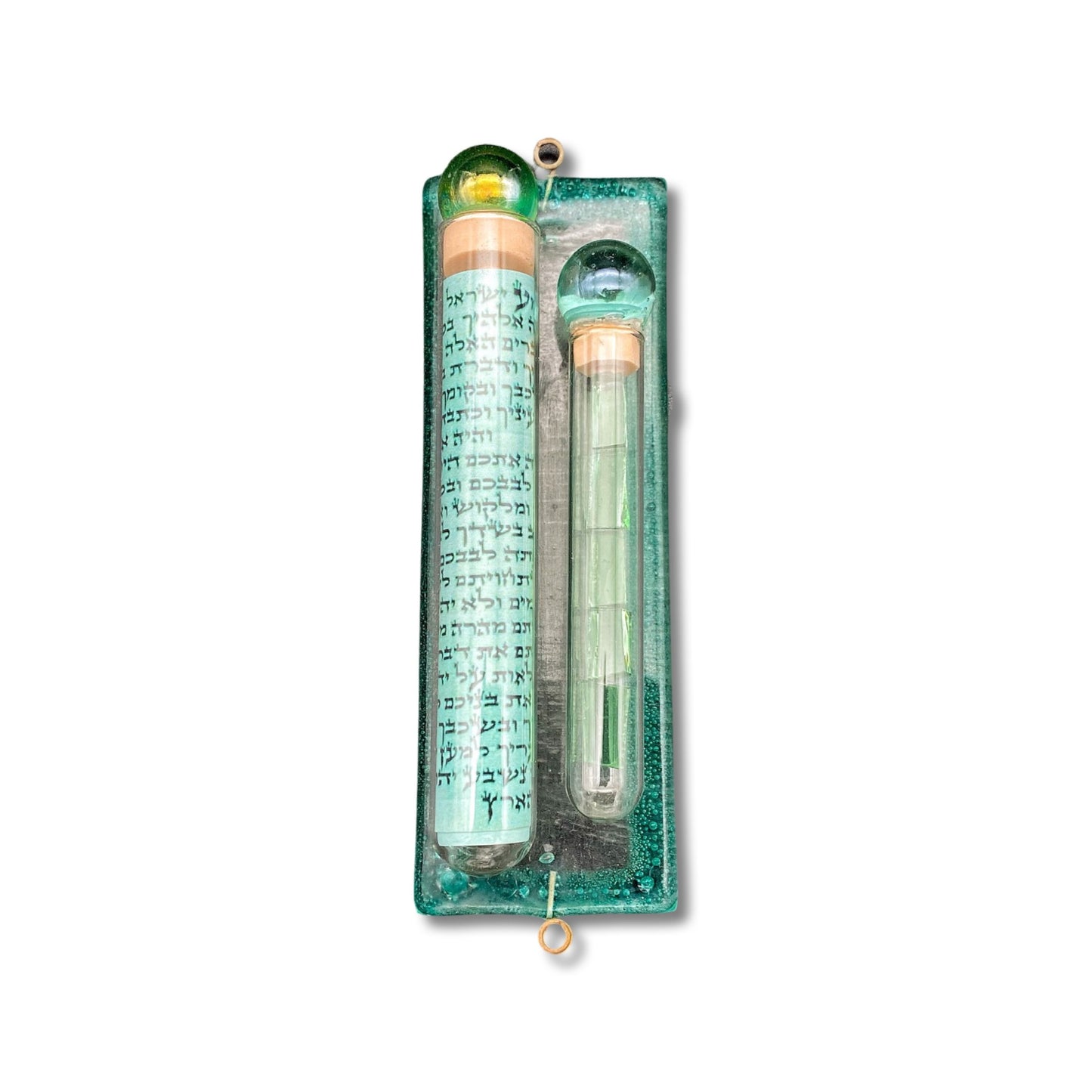 wedding Glass Mezuzah Case