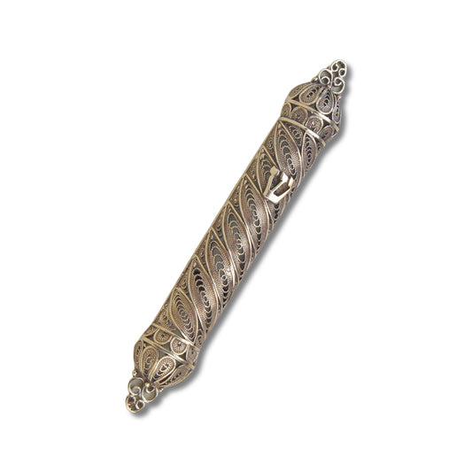 Sterling Silver Mezuzah Case