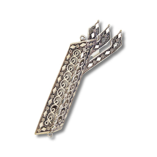 Sterling Silver Big Shin Mezuzah