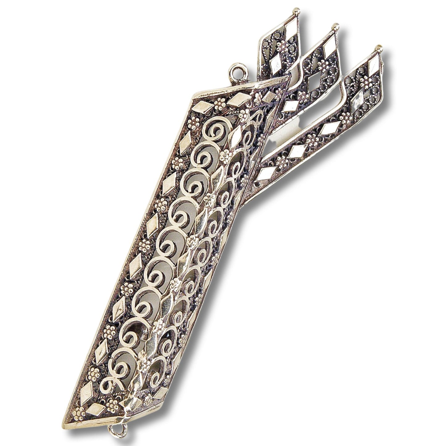 Sterling Silver Big Shin Mezuzah