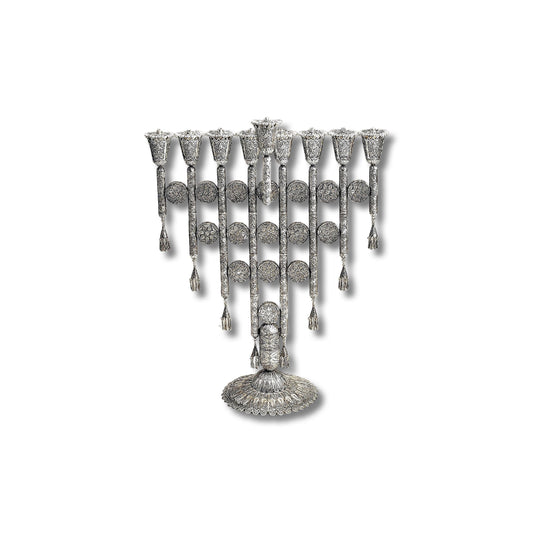 Big Sterling Silver Menorah