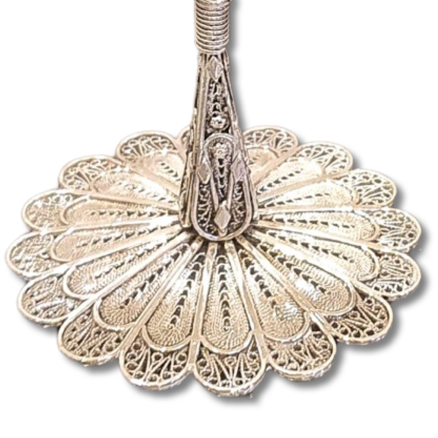 Sterling Silver Menorah Yemenite Filigree Art