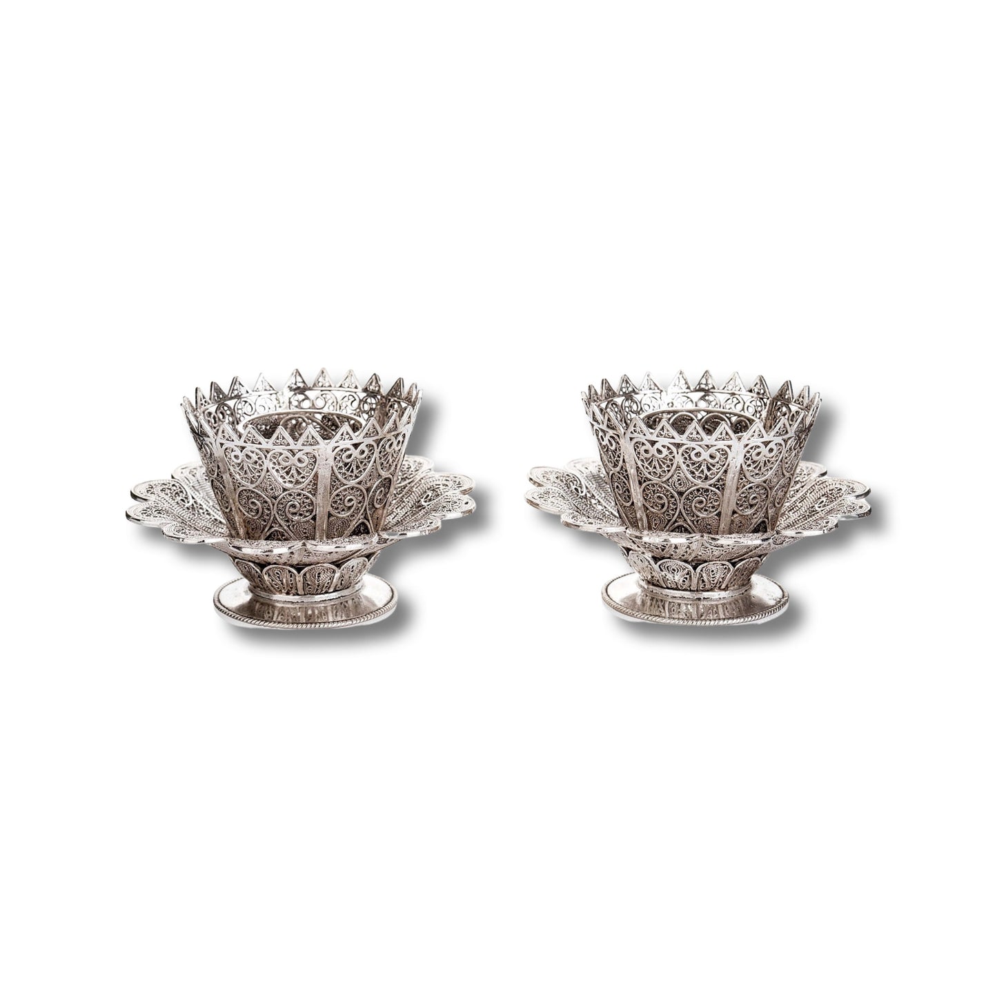 Sterling Silver Shabbat Candle Holders