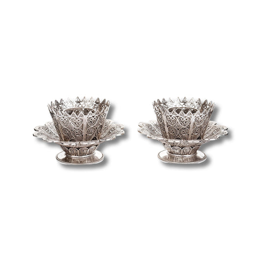 Sterling Silver Shabbat Candle Holders