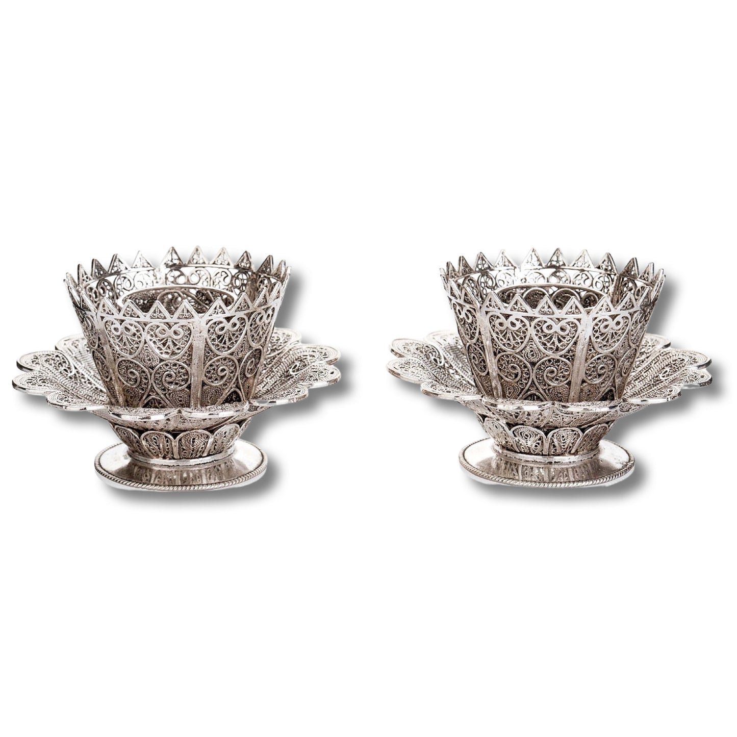 Sterling Silver Shabbat Candle Holders