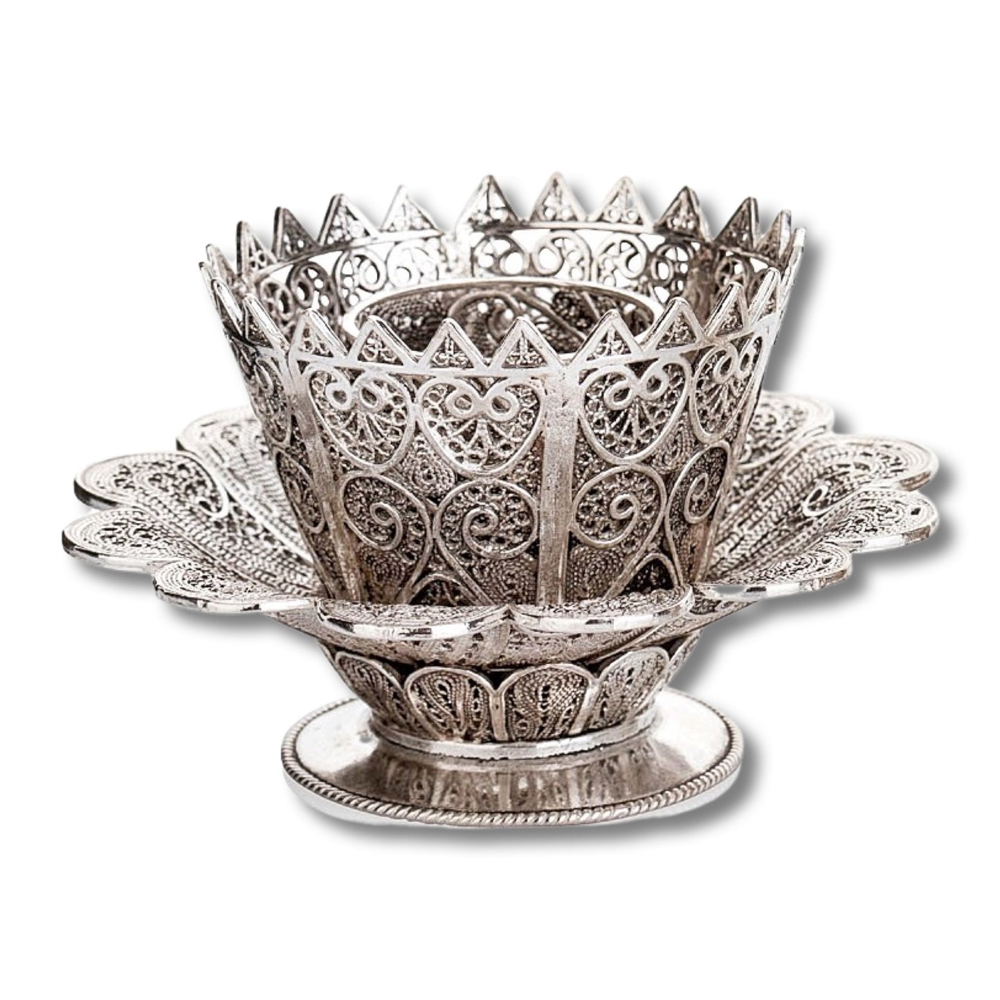 Sterling Silver Shabbat Candle Holders