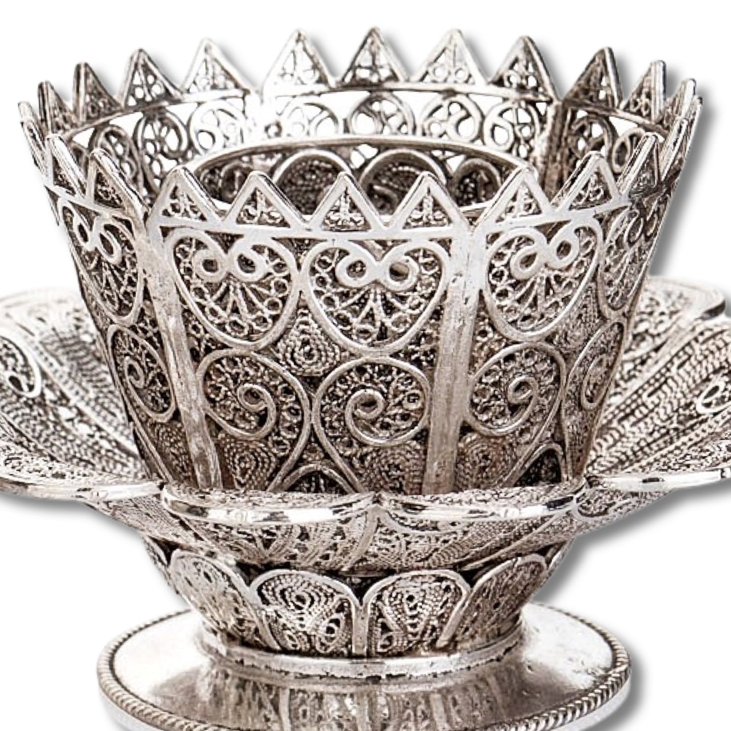 Sterling Silver Shabbat Candle Holders