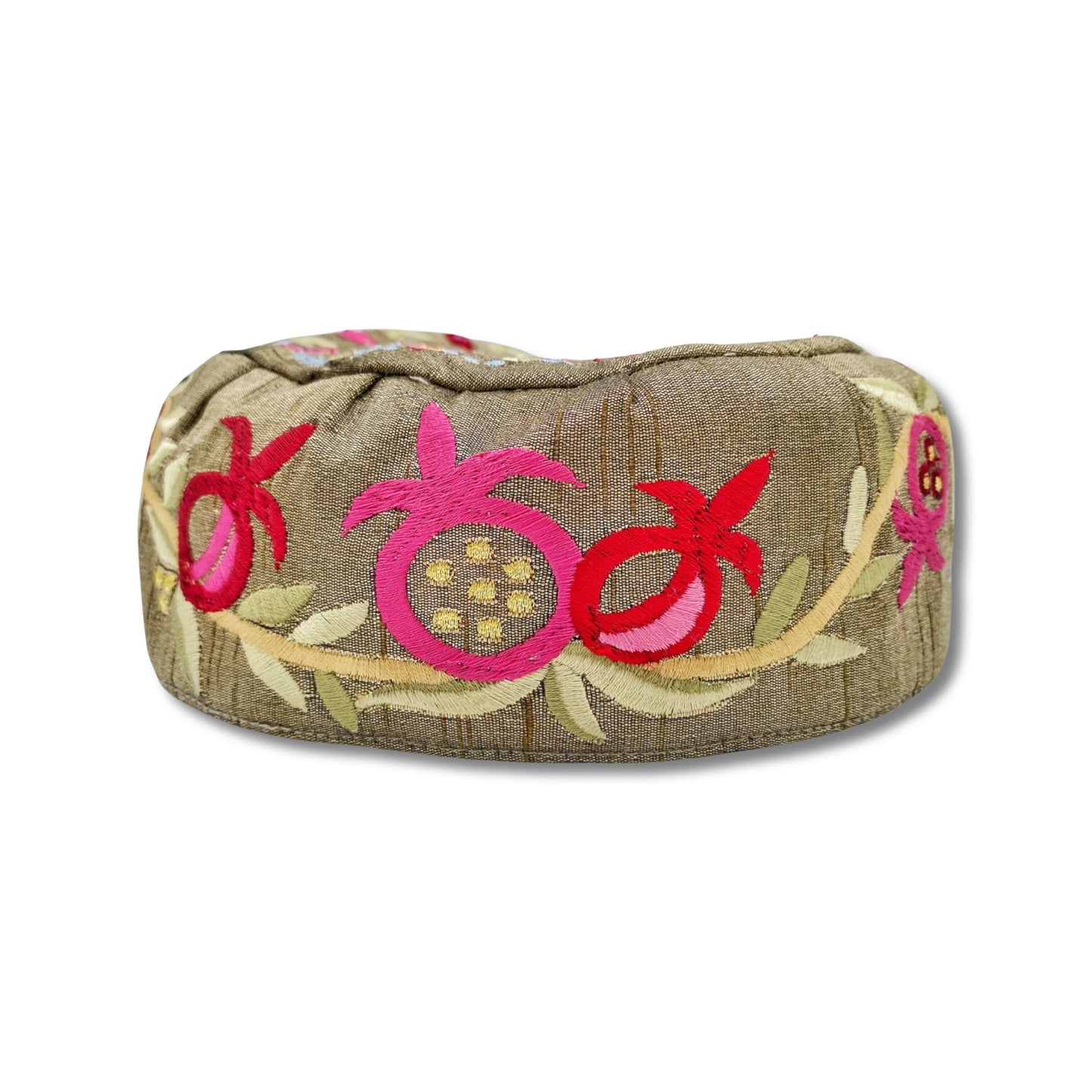 Pomegranate Embroidered Big Kippah
