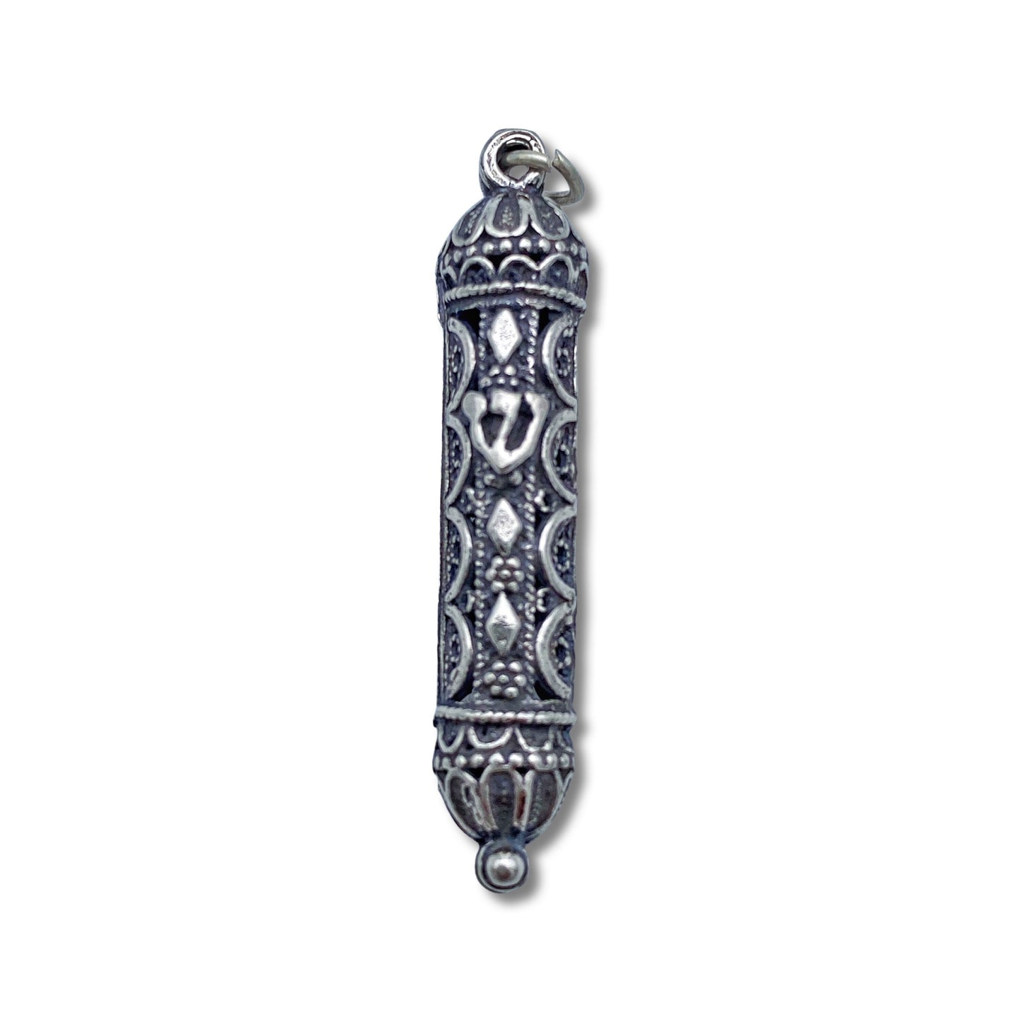 Sterling Silver Mezuzah Necklace/Pendant