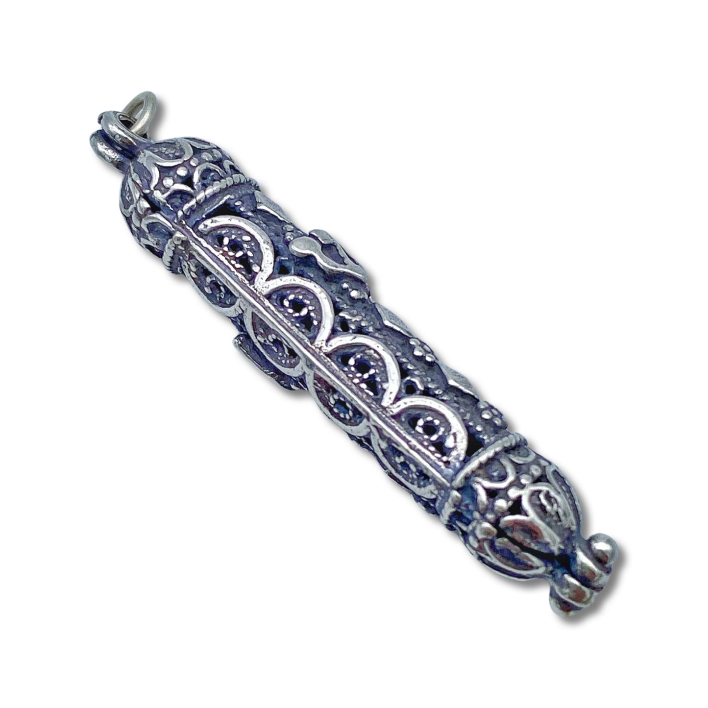 Sterling Silver Mezuzah Necklace/Pendant