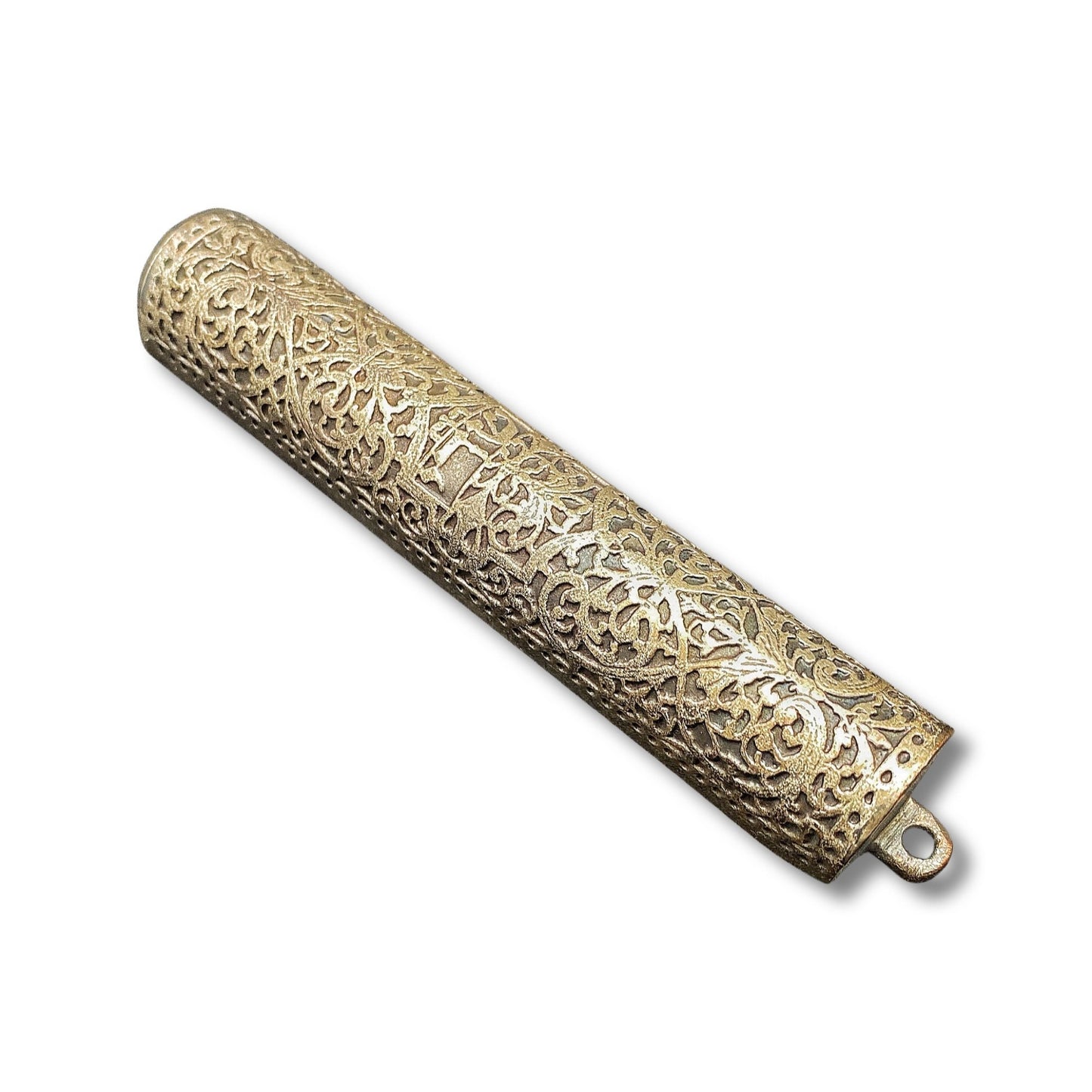 Antique Bible Replica Mezuzah Case