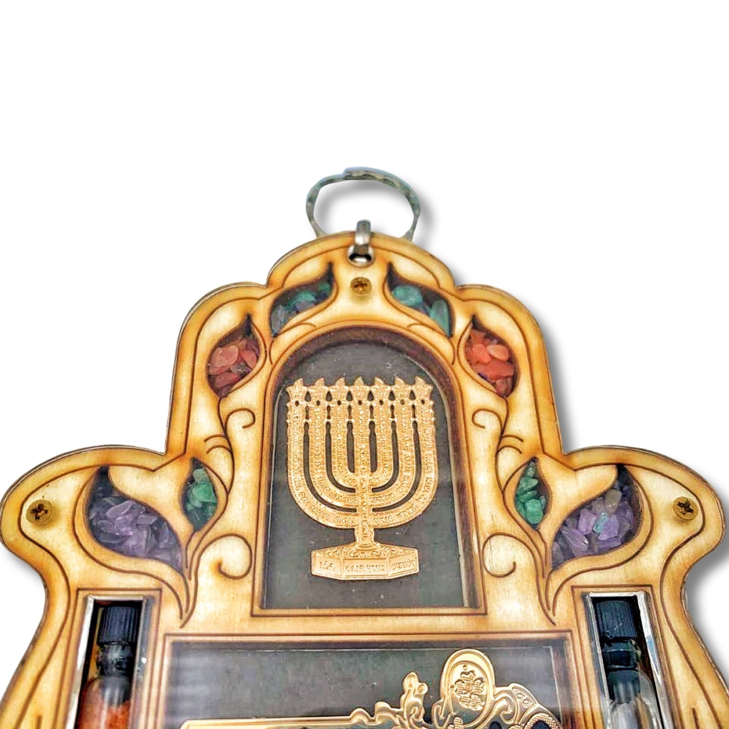 Wood Hamsa Home Blessing