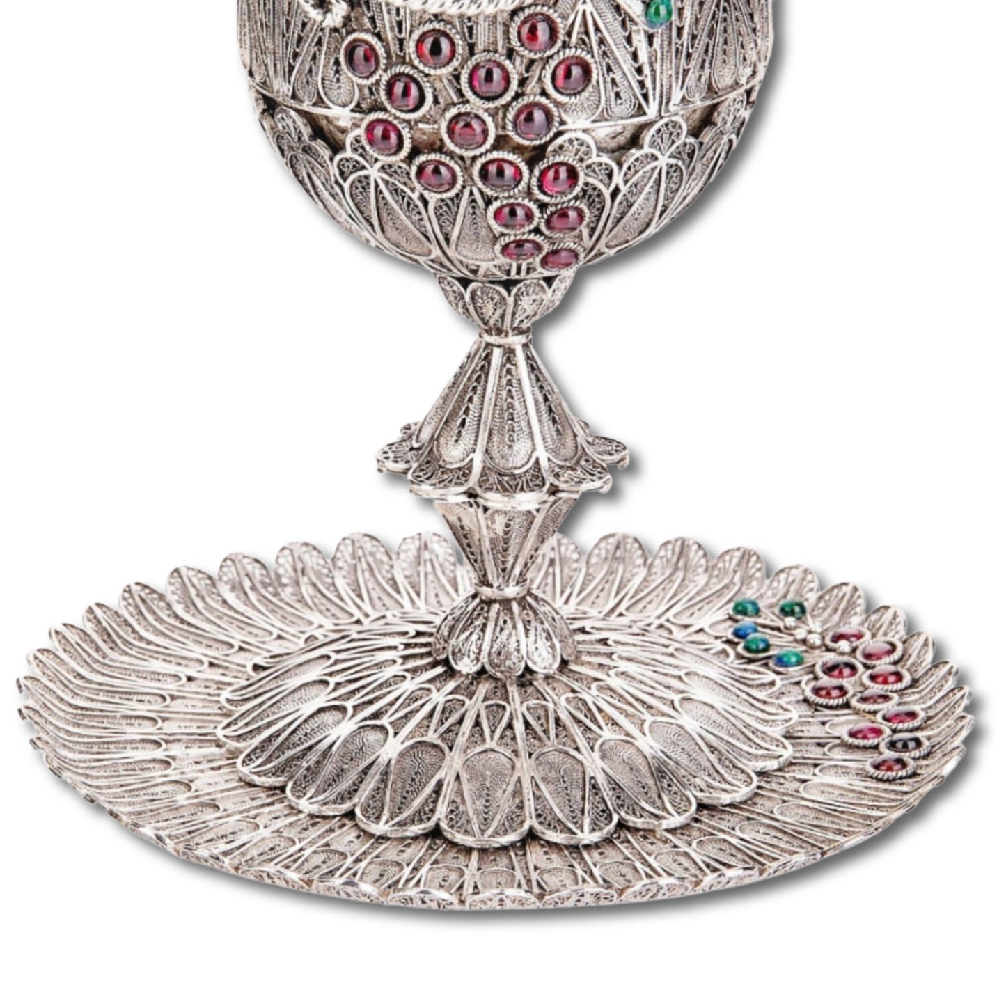 Sterling Silver Yemenite Filigree Kiddush Cup