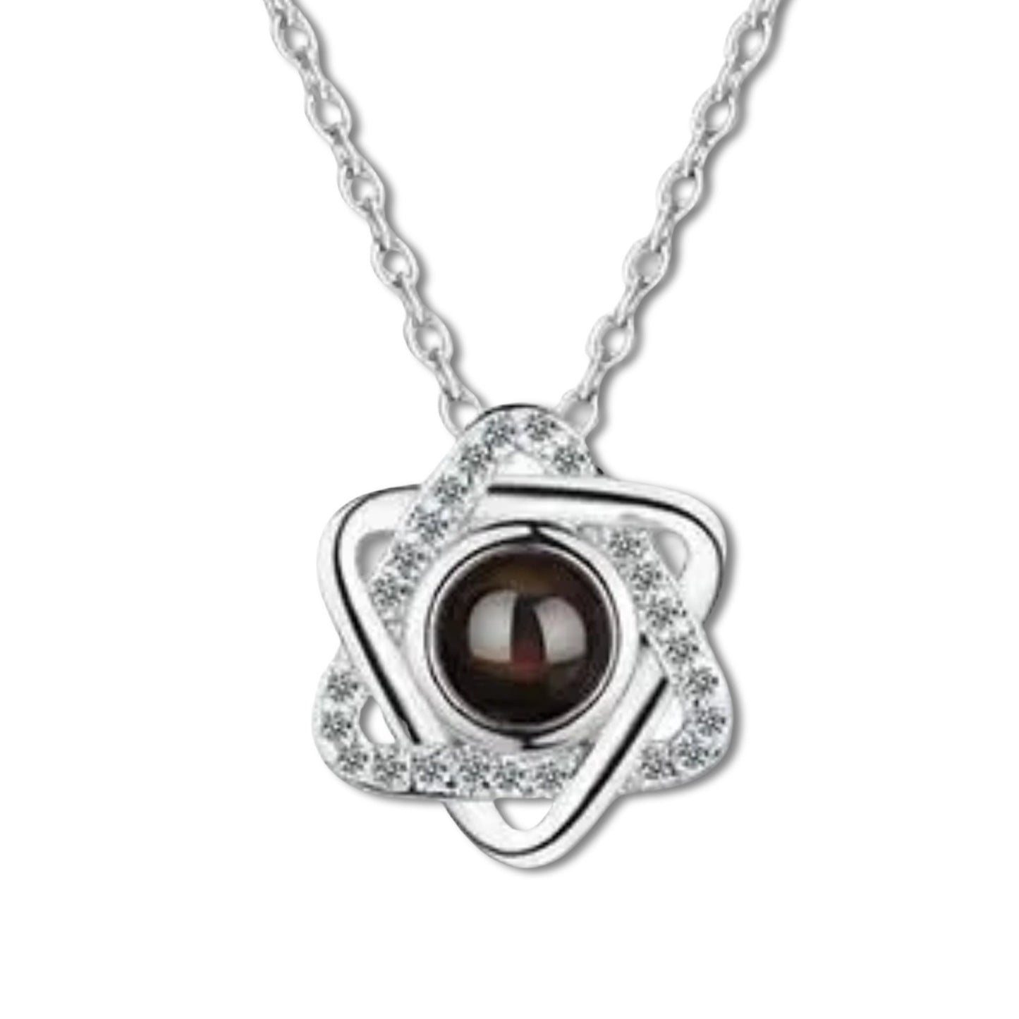 Sterling Silver Star Of David Necklace