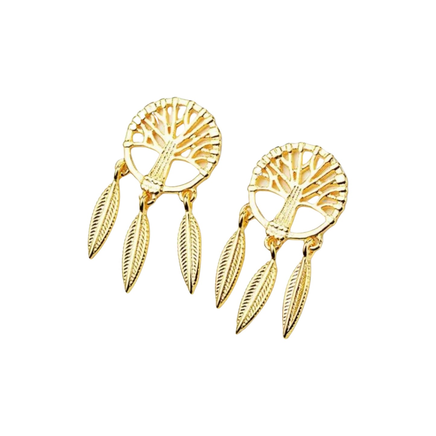 Sterling Silver Tree of Life Earring