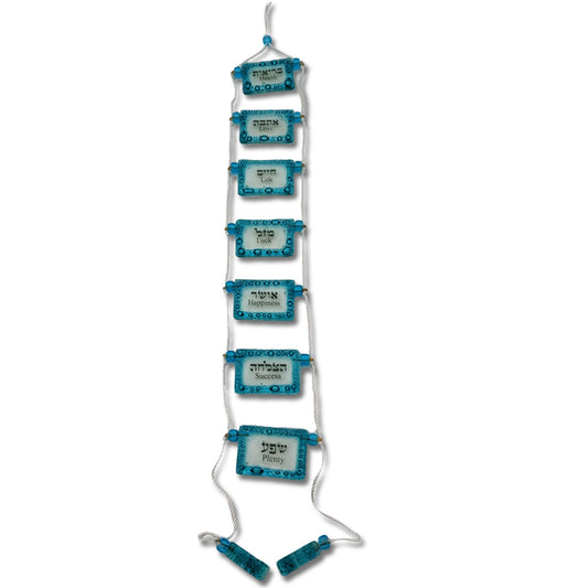 Bubble Glass Mobile with 7 Blessings