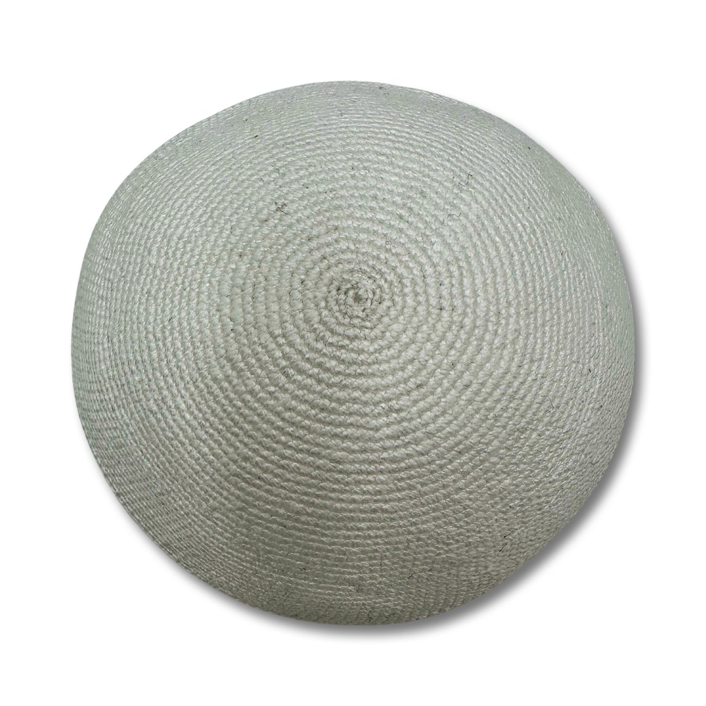 White Cotton Hand Made Kippah 13/16cm