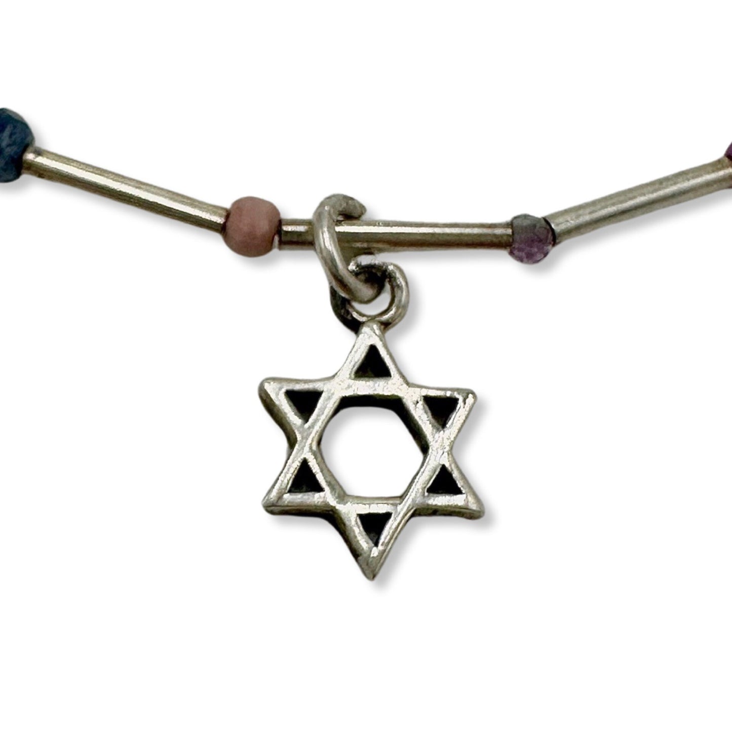 Sterling Silver Star Of David Necklace / bracelet