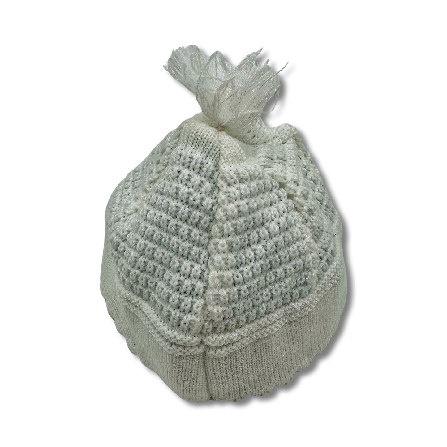 Original Breslev White Kippah 100% cotton Jewish yarmulke