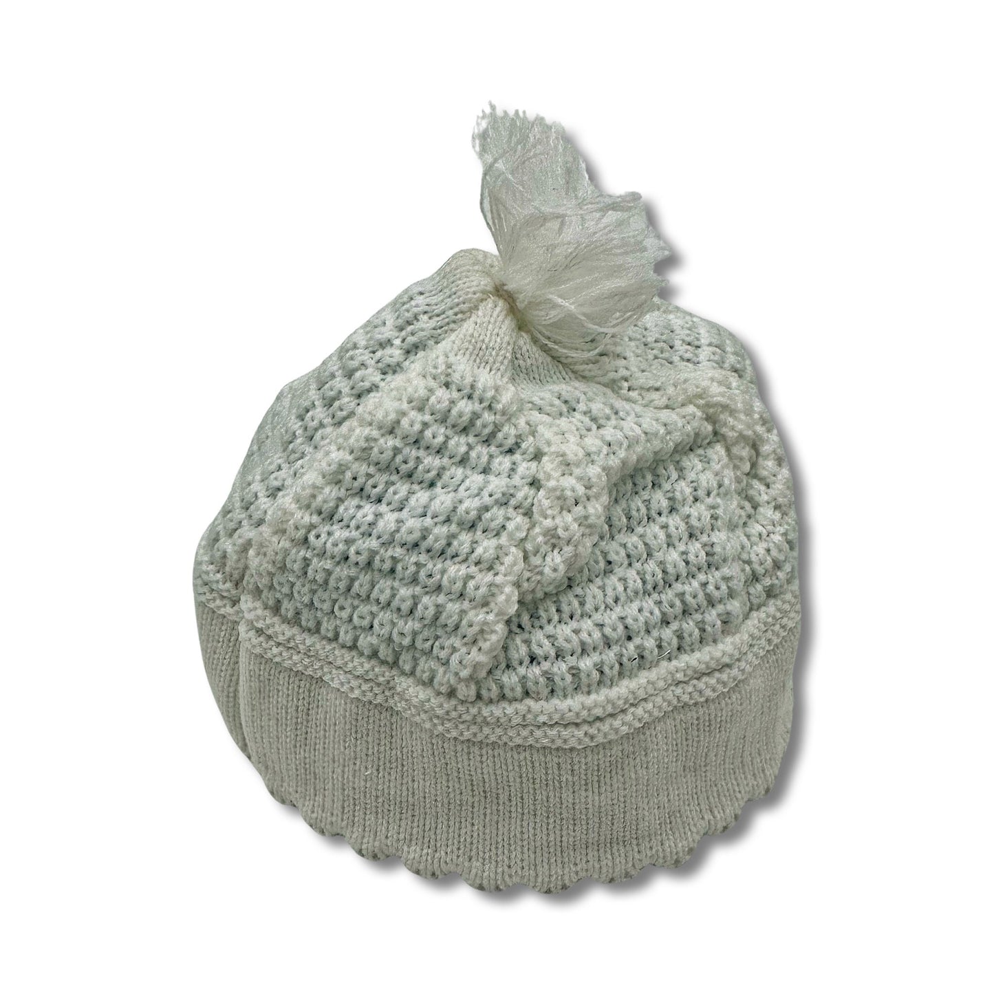 Original Breslev White Kippah 100% cotton Jewish yarmulke