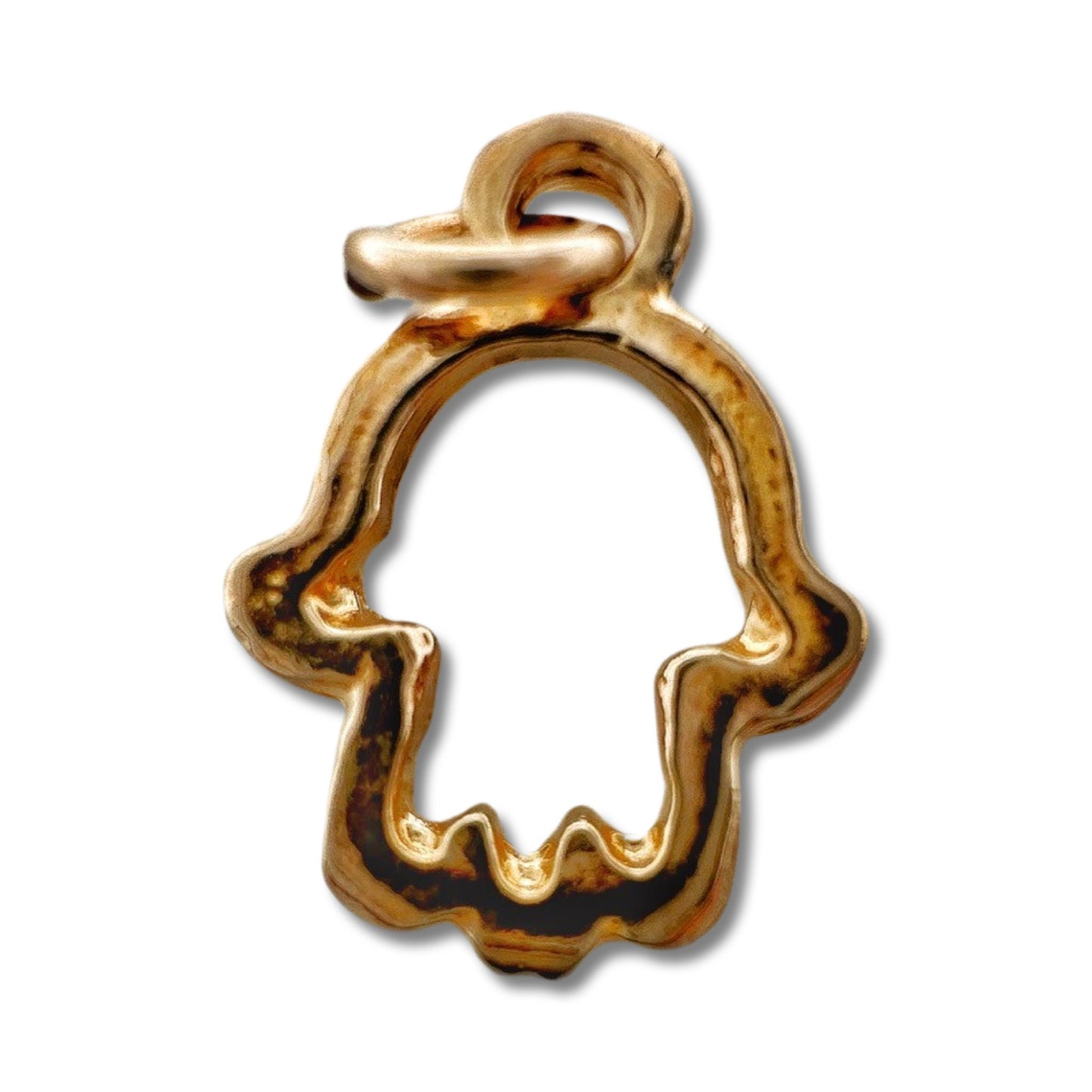 Gold Filled Hamsa Necklace/Pendant