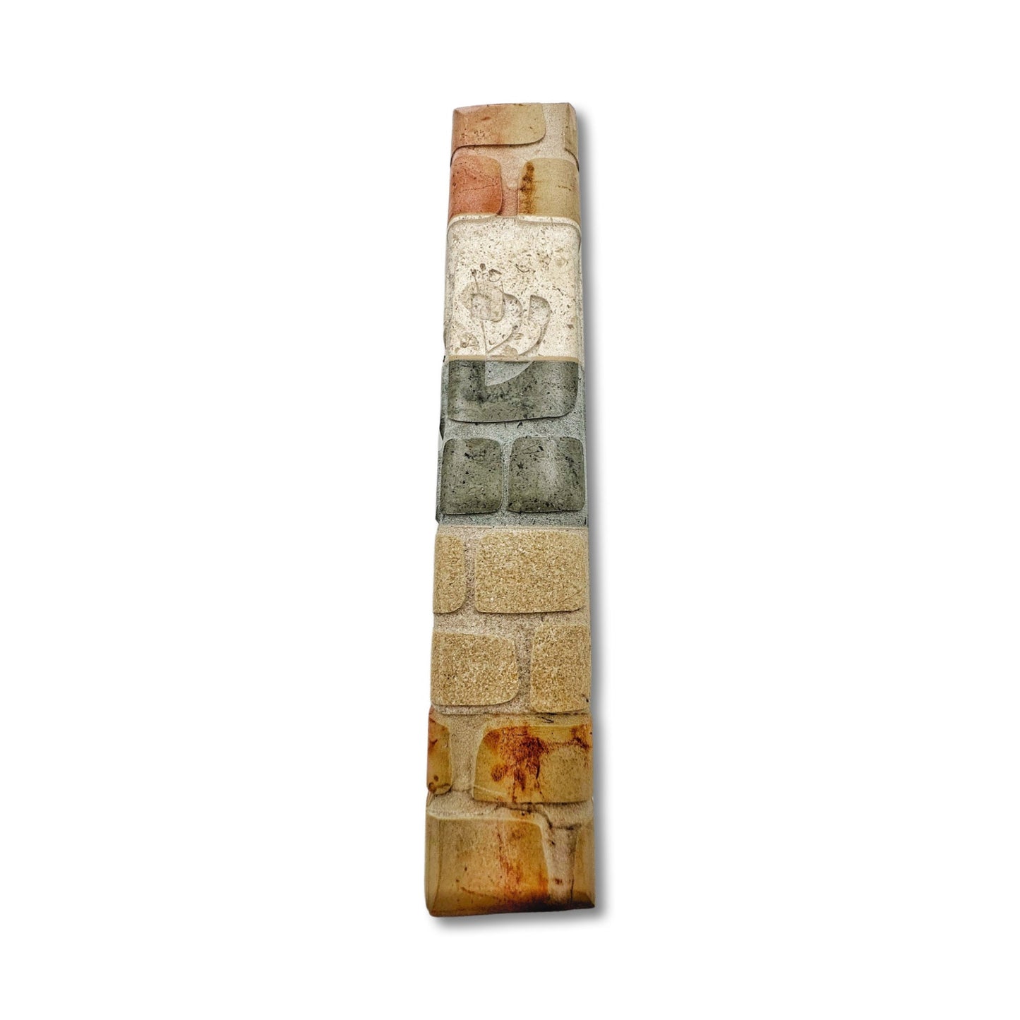 Western Wall Handmade Jerusalem Stone Mezuzah Case