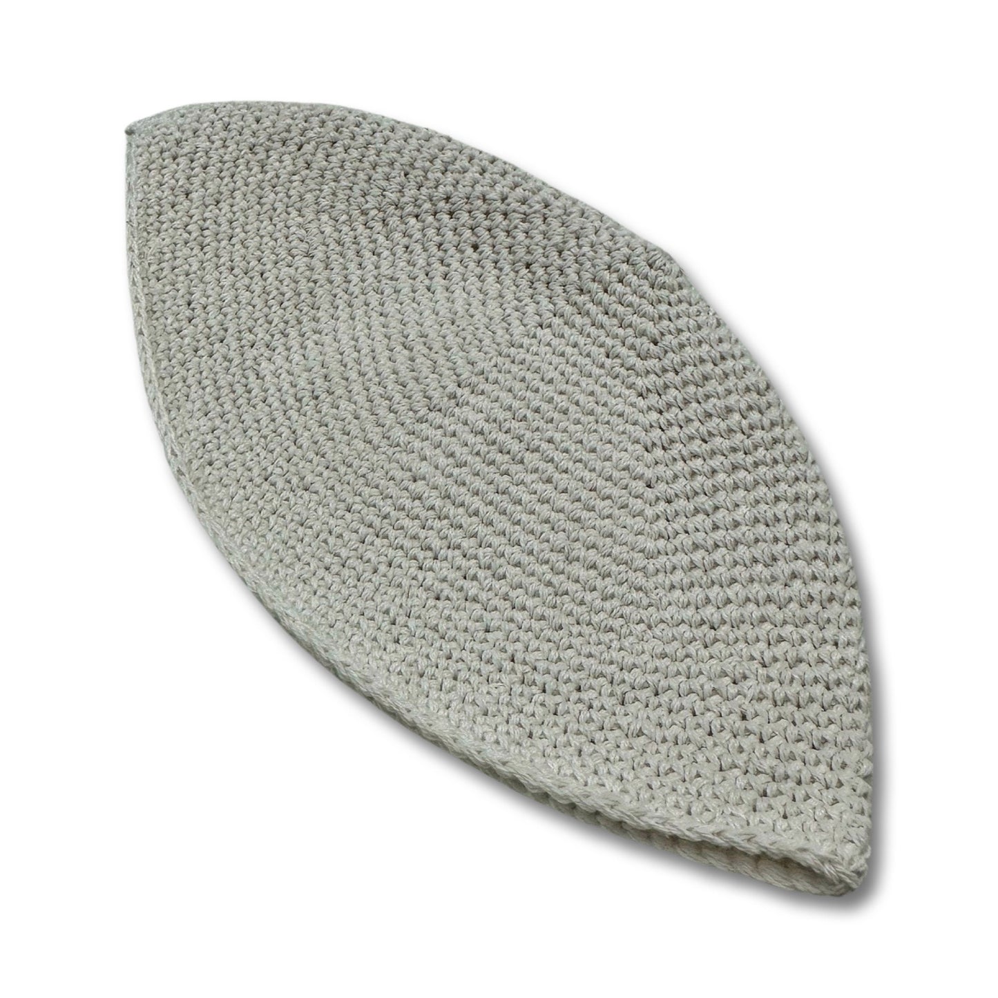 Breslev White/Black Kippah 100% cotton