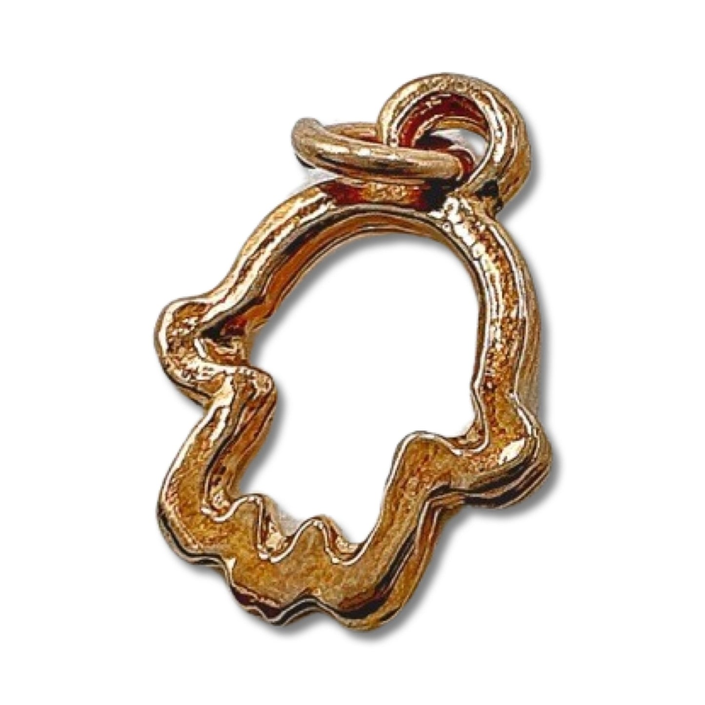 Gold Filled Hamsa Necklace/Pendant