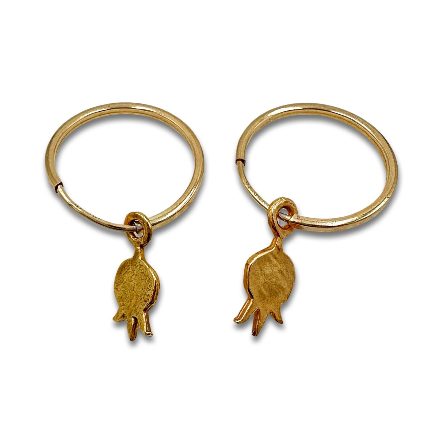 Gold Filled Pomegranate earrings
