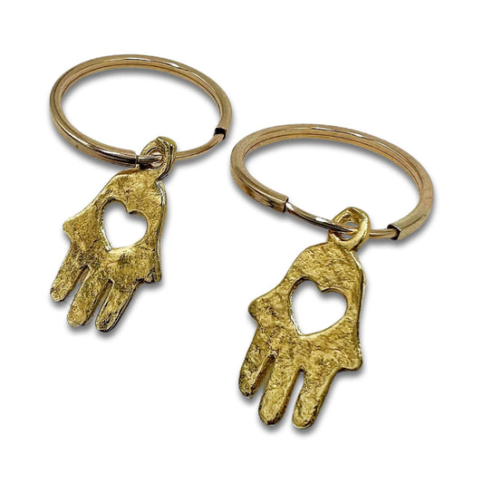 Gold Filled Hamsa Earrings